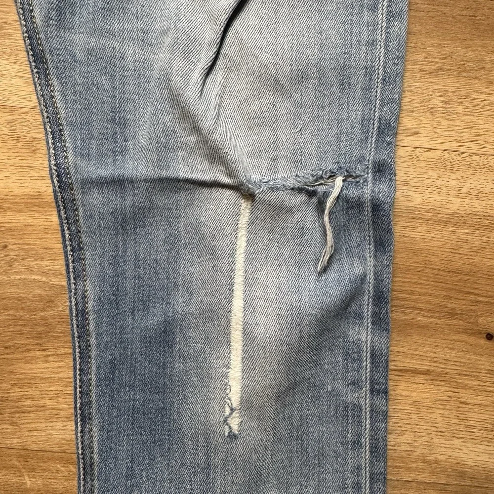 Diesel Tepphar-X Jeans Mens 28x32‎ Light Blue Slim Carrot Distressed Button Fly